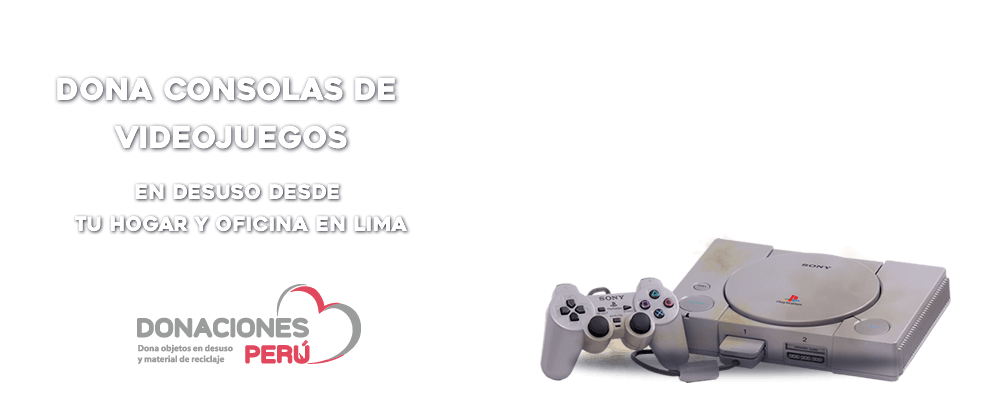 Donar consolas de videojuegos en Lima